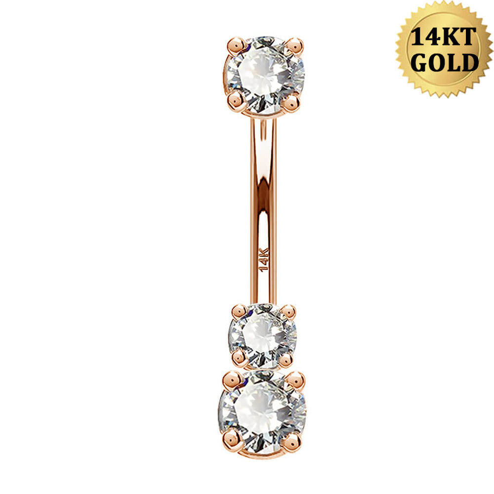 Body Gems Gold Body Jewelry | 14K Gold Body Piercing Jewelry