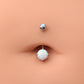 opal belly button piercing jewelry