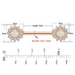 14G 316L Stainless Steel Barbell CZ Surrounded Opal Nipple Rings - OUFER BODY JEWELRY 