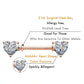 stainless steel heart nipple ring