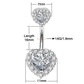 16mm heart belly ring