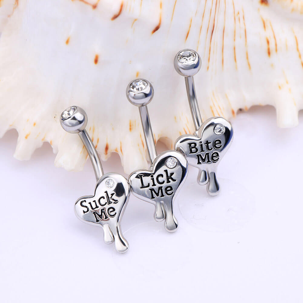 stainless steel belly button rings