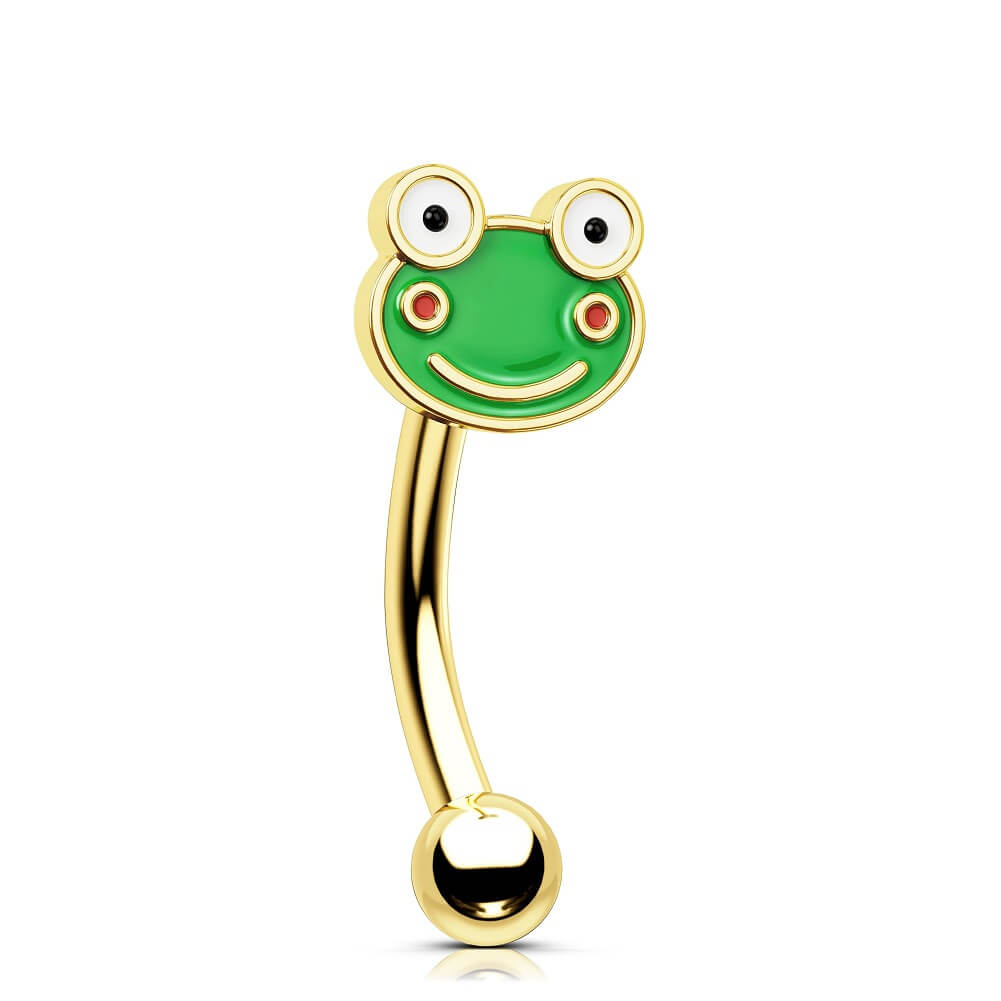 frog cute rook earrings