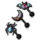 Halloween cartilage earring set