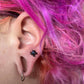 spider cartilage earring set