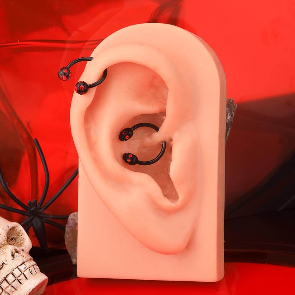 skull daith earring