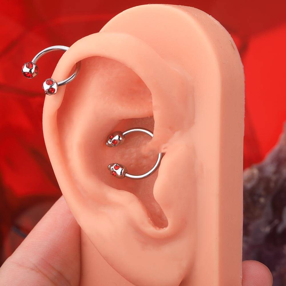 skull daith earring