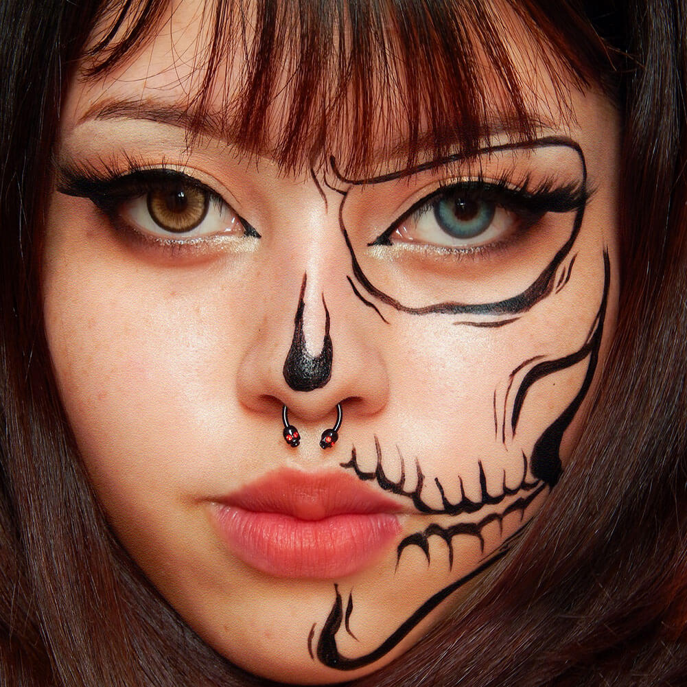 skull septum jewelry