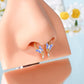 blue septum piercing oufer body jewelry