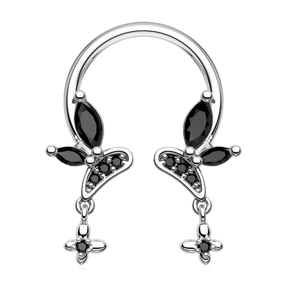 black septum jewelry oufer body jewelry