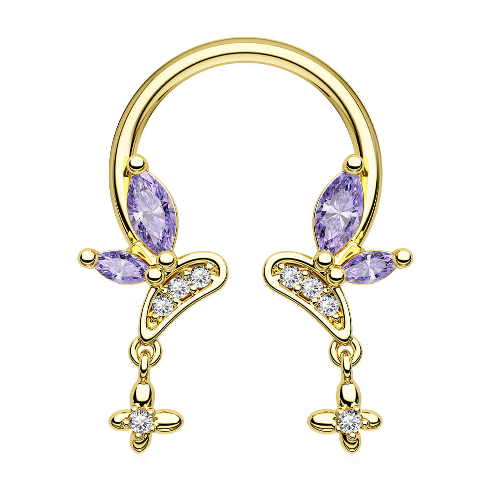 purple septum jewelry oufer body jewelry