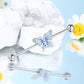 butterfly industrial piercing jewelry 