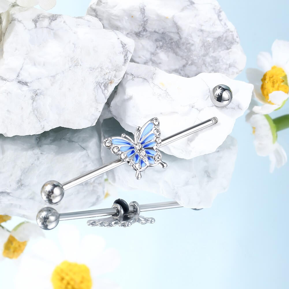 butterfly industrial barbell