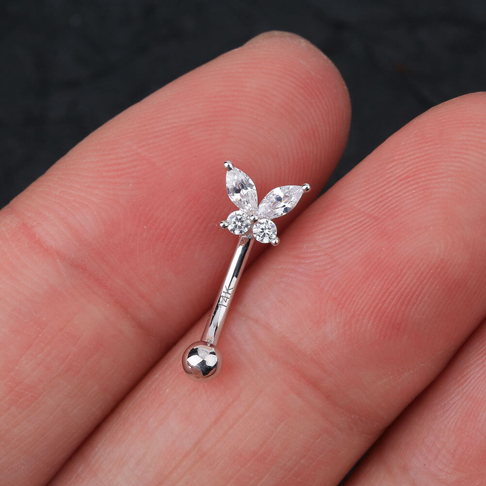 rook piercing barbell