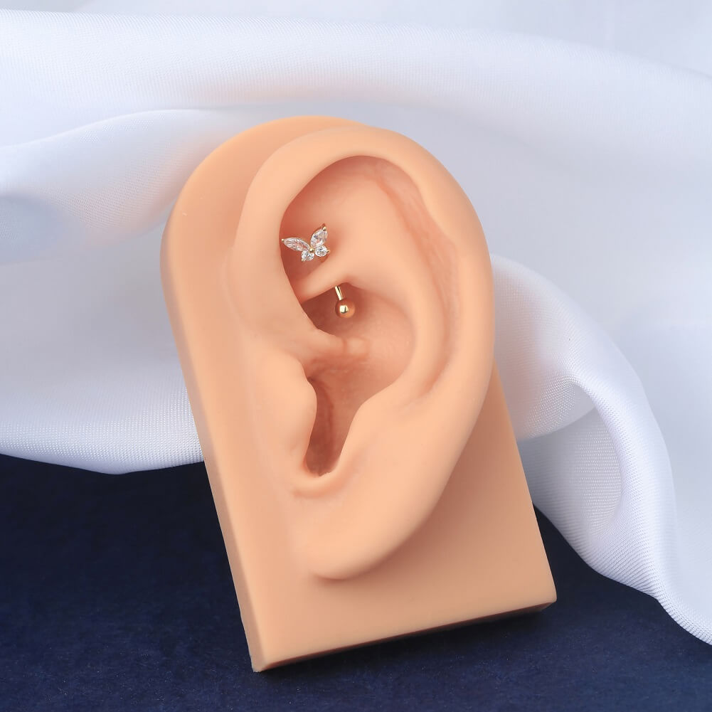 rook piercing jewelry gold