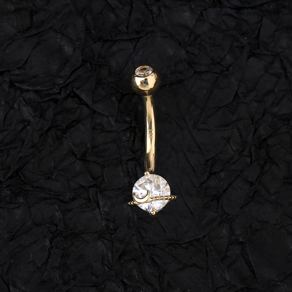 14k gold belly button rings