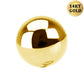 14G Bauch-Ring-Kugel 14K Gold Solid Gold Ersatz kugel