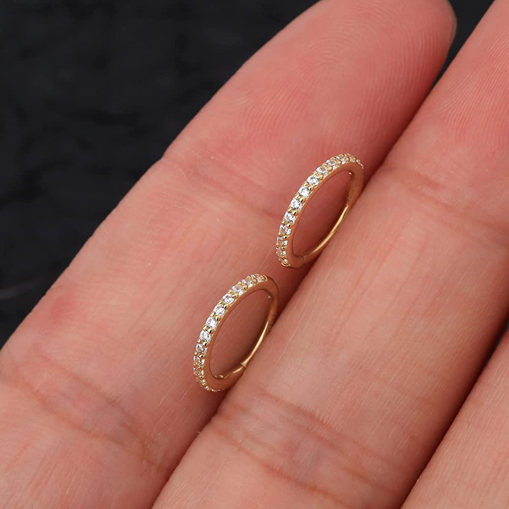 Anneau de nez en or 14 carats 20 g