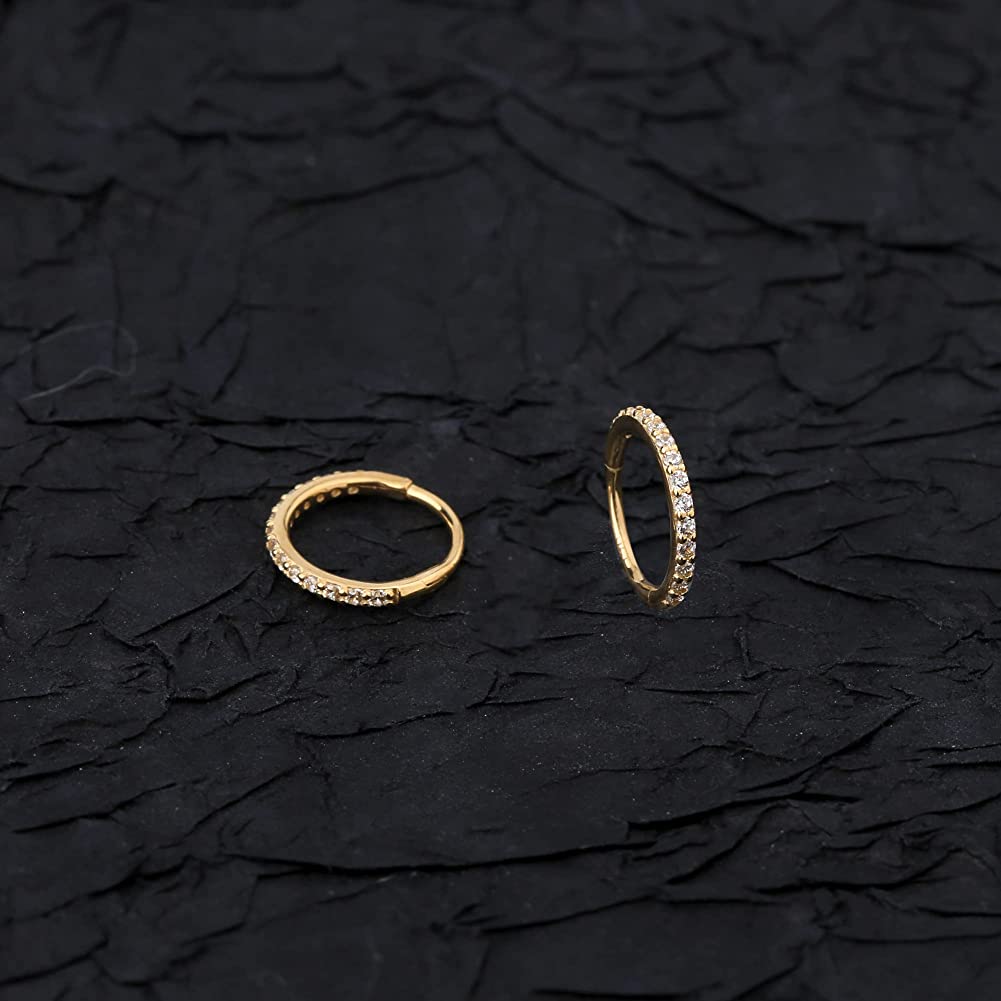 Anneau de nez en or 14 carats 20 g