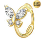 butterfly tragus earring
