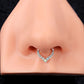 white opal septum ring