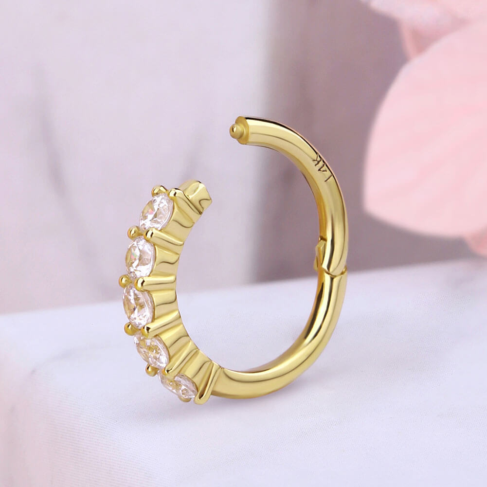 14k gold helix hoop earrings 
