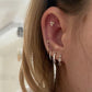 lobe hoop earrings gold