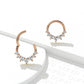 14k rose gold cartilage earrings