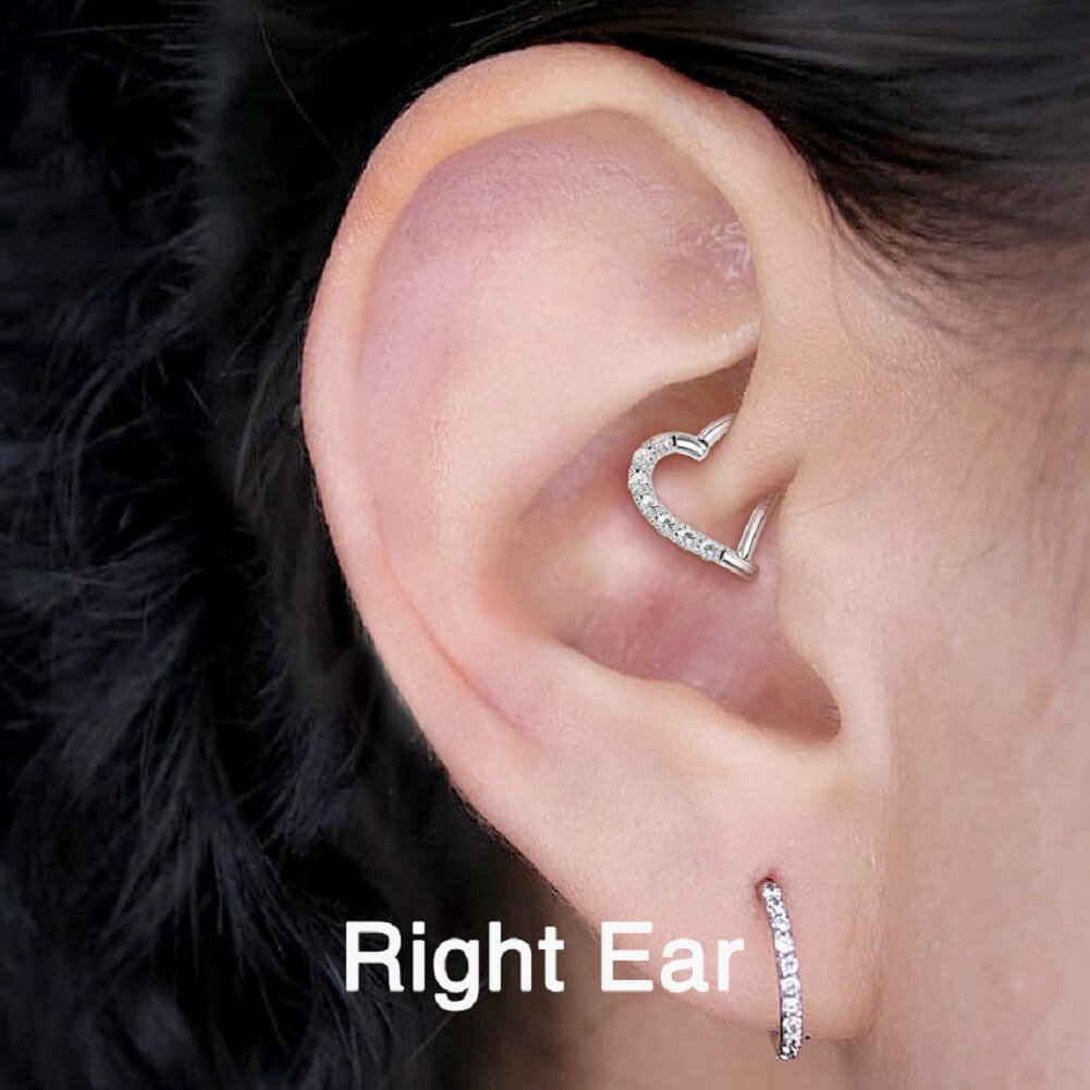 heart daith piercing jewelry