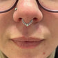 14k elegant septum rings