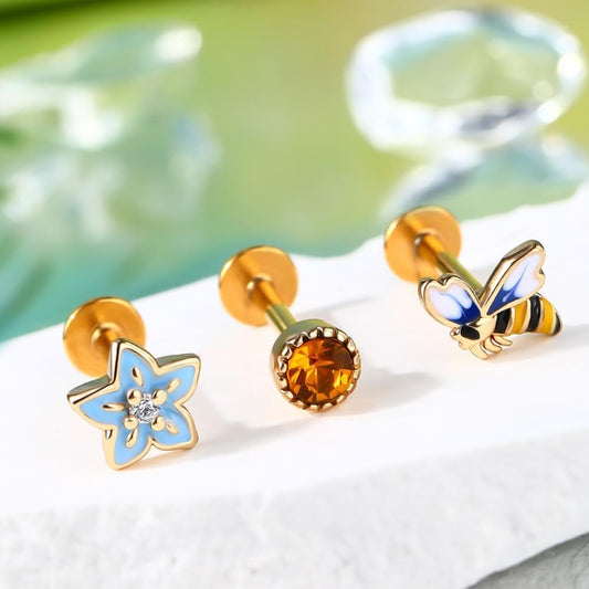 Bumblebee Fake Nipple Piercing Jewelry – OUFER BODY JEWELRY