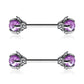 dragon nipple rings
