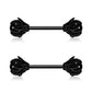 black dragon nipple rings