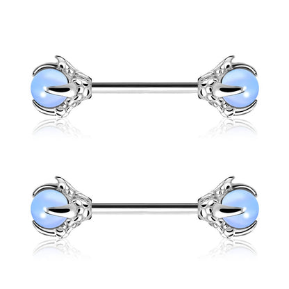 dragon nipple rings