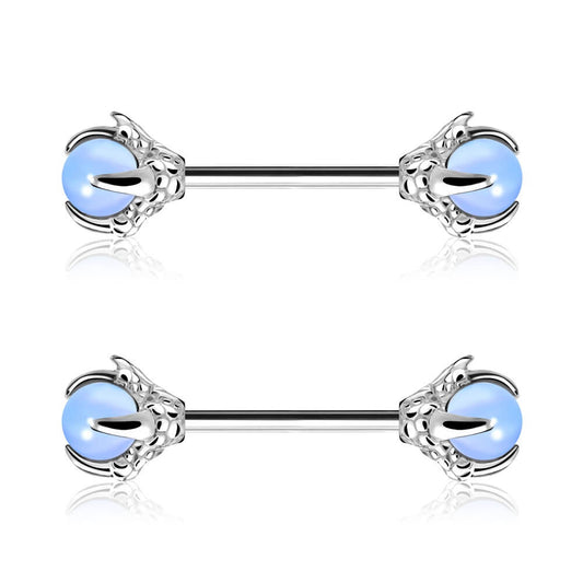 dragon nipple rings