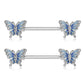 butterfly nipple jewelry