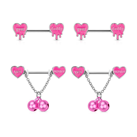 oufer pink nipple ring