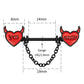 14g dangling nipple rings