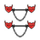 oufer dangling nipple rings