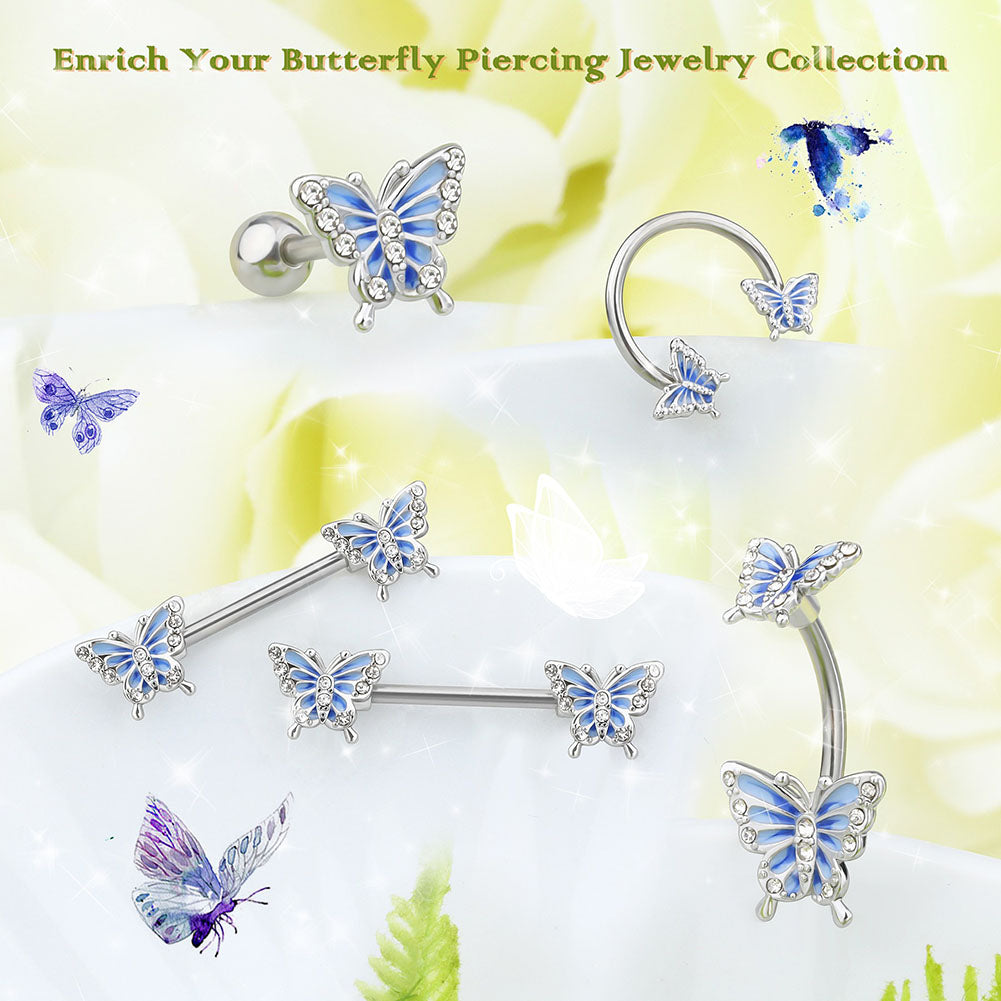 butterfly body jewelry