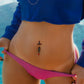  sword dagger belly button piercing