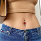 bat belly button ring