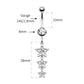 long cute dangle belly button rings