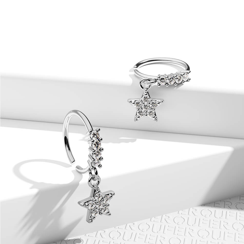 Star Cube Body Jewelry Hoop – In Good Company Jewelry