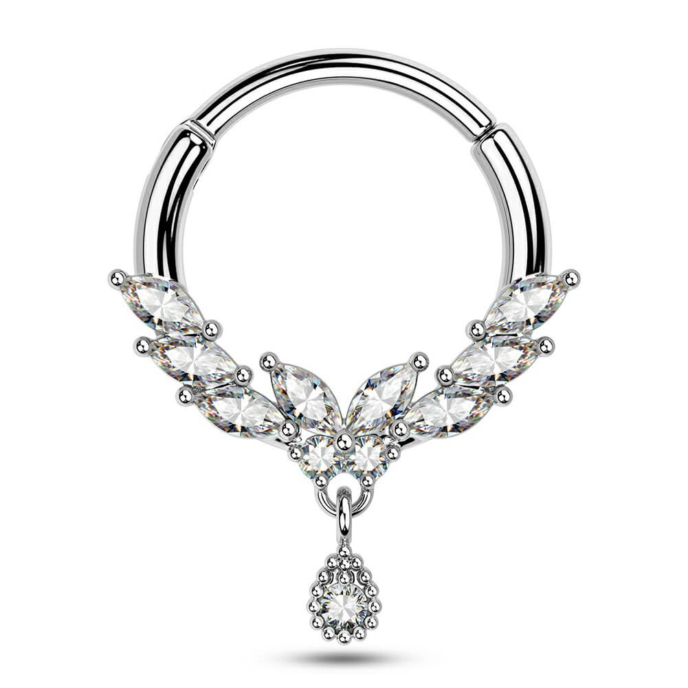 Lock Septum Rings Dangle Septum Ring - Oufer Body Jewelry – OUFER BODY JEWELRY