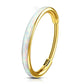 20G Opal Nose Ring Hinged Segment Helix Earring