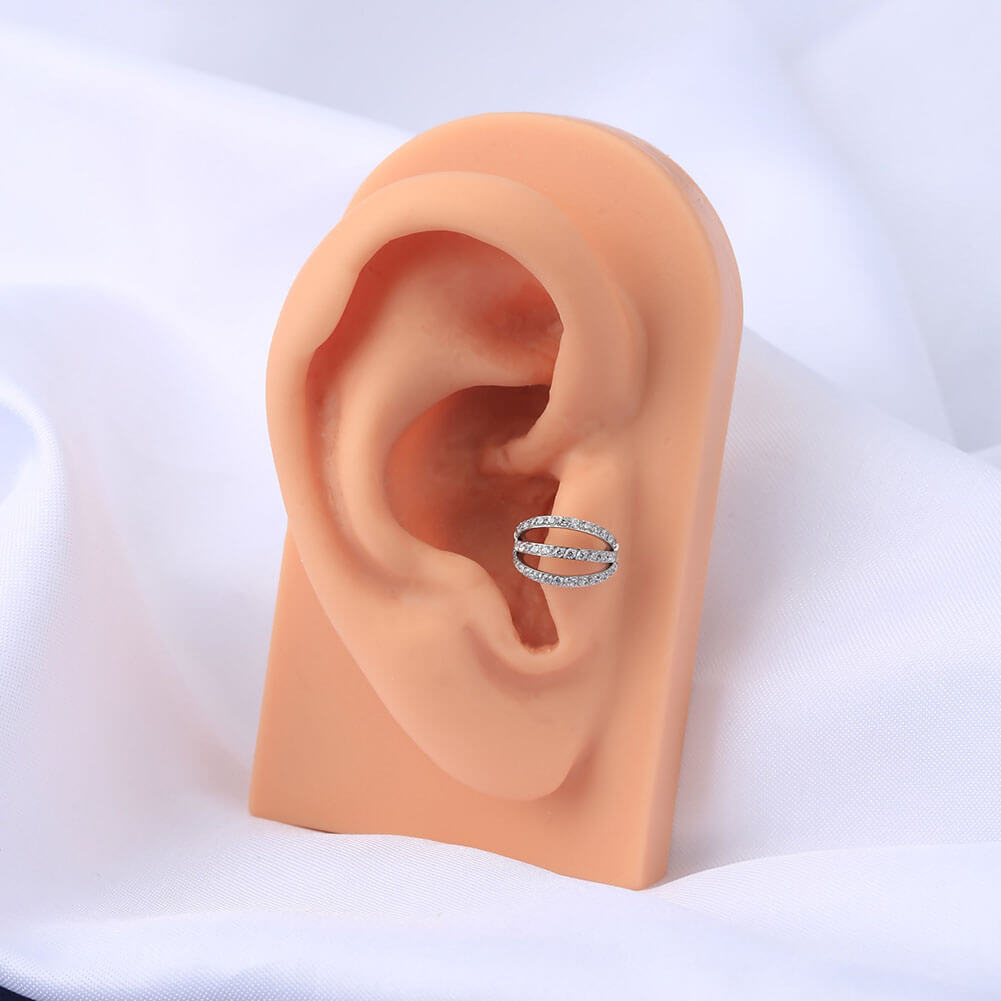diamond tragus earrings