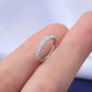 Cerceau Clicker Segment à Charnière en Cristal à Double Anneaux 16G