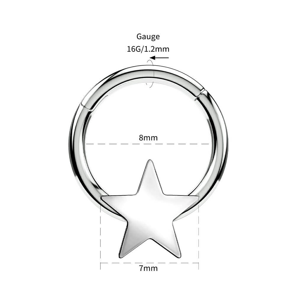8mm septum ring 