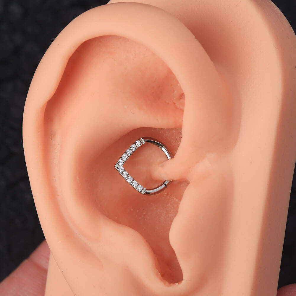 triangle daith jewelry